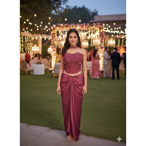  Blue Soft Silk Designer Saree