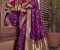Purple & Golden Silk Saree